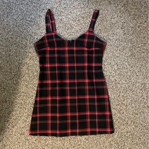Plaid Mini Dress UK size 14 (US size 10)